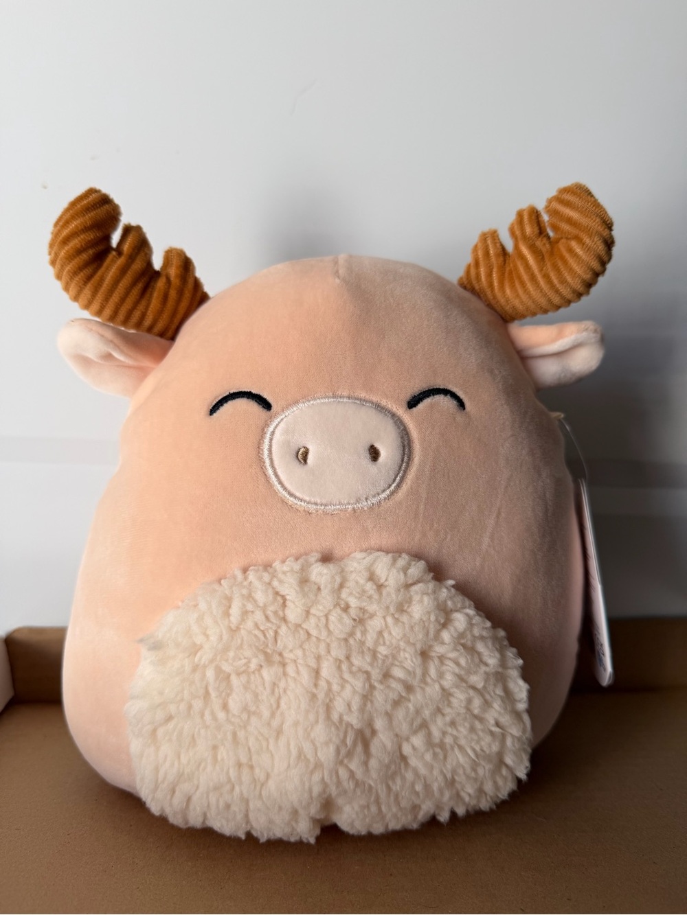 8” Squishmallows `Ike’ Moose Plush NWT